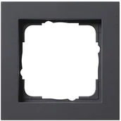 Klawisze i ramki - Gira Osłona E2 ramka pojedyncza antracyt - miniaturka - grafika 1