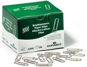 Spinacze i klipsy do papieru - DURABLE Spinacze orkągłe 32 mm, miedziowane, 1000 szt. - miniaturka - grafika 1