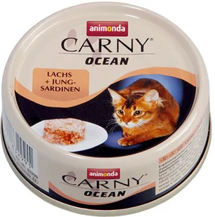 Animonda Carny OCEAN z łososiem i młodymi sardynkami 80g - Mokra karma dla kotów - miniaturka - grafika 5