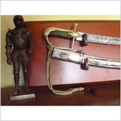 Repliki - broń - Płatnerze hiszpańscy POLSKA OFICERSKA SZABLA WZ 1921 Z POCH Z OZDOBNĄ RĘKOJEŚCIĄ - miniaturka - grafika 1