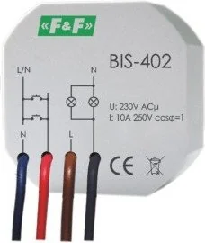 F&F PRZEKAŹNIK BISTABILNY BIS-402 - Sterowniki i przekaźniki - miniaturka - grafika 2