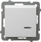 Wyłączniki światła i elektryczne - Ospel AS (biały) - Łącznik hotelowy ŁP-15GS/m/00 - miniaturka - grafika 1