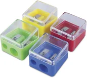 Temperówki - Donau Temperówka , plastikowa, podwójna, mix kolorów 7814001-99 - miniaturka - grafika 1