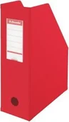 Pojemniki biurowe - Esselte Pojemnik na czasopisma 100 czerwony składany ES077-3 - miniaturka - grafika 1