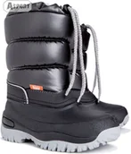 Buty dla dziewczynek - Demar Buty zimowe, śniegowce dziecięce LUCKY czarne 1354b - miniaturka - grafika 1