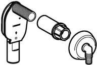 Syfony - Geberit zestaw odpływowy ścienny do pralek lub zmywarek 152.234.21.1 - miniaturka - grafika 1