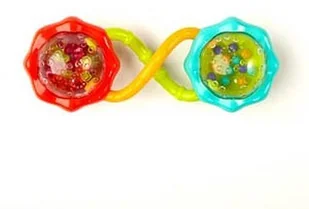 BRIGHT STARS PODWÓJNA GRZECHOTKA BS 8188 - Układanki dla dzieci - miniaturka - grafika 4