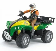 Samochody i pojazdy dla dzieci - Bruder Ciągnik John Deere 7930 z HDS do prac leśnych 1992-03053 - miniaturka - grafika 1