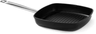 Hendi Patelnia do grillowania - ryflowana Profi Line 280mm x 280mm x 55mm 629802 - Wyposażenie lokali gastronomicznych - miniaturka - grafika 4