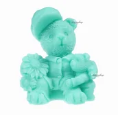 Kremy i maski do rąk - LaQ LaQ - Happy Soaps - Naturalne mydełko glicerynowe - DWA ZIELONE MISIE LQDZM - miniaturka - grafika 1