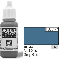 Vallejo Grey Blue MC061 70943 - Akcesoria i części modelarskie - miniaturka - grafika 2