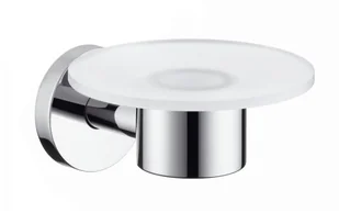 Hansgrohe E/S szklana - chrom 40515000 - Mydelniczki i dozowniki mydła - miniaturka - grafika 2