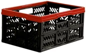 Pudła i kartony archiwizacyjne - Keeeper Kosz składany  czerwony 32 l - miniaturka - grafika 1