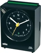 Zegary - Braun Analogowy Budzik kwarcowy czarny - miniaturka - grafika 1