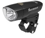 Lampki rowerowe - One Lampka rowerowa przednia VISION 5.0 Czarne - miniaturka - grafika 1