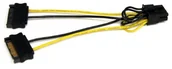 Akcesoria car audio - STARTECH.COM Startech.COM SATPCIEX8ADP 15 cm SATA Power na 8-stykowe gniazdo kart graficznych PCI Express Power Cable SATPCIEX8ADP - miniaturka - grafika 1