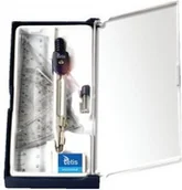 Linijki, ekierki - TETIS Zestaw geometryczny z cyrklem GC001-K - miniaturka - grafika 1