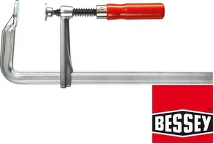 Bessey ścisk śrubowy stalowy ze drewnianą rękojeścią Original GZ125 - Imadła i ściski Bessey ścisk śrubowy stalowy ze drewnianą rękojeścią Original GZ125 - Imadła i ściski - miniaturka - grafika 1