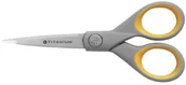 Nożyczki - Westcott Nożyce do cięcia  E-30450 00 Titanium Super Soft Grip, 13 cm, szary żółty  i inne wersje E-30450 00 - miniaturka - grafika 1