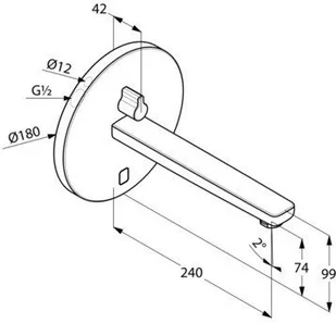 Kludi Zenta 3840105 - Baterie podtynkowe - miniaturka - grafika 2
