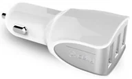 Ładowarki samochodowe - Celly Zasilacz samochodowy Turbo 3x USB 4,4A CC3USBTURBOWH) Biała - miniaturka - grafika 1