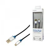 Kable USB - LogiLink Kabel USB microUSB 2m BUAM220 (BUAB220) - miniaturka - grafika 1