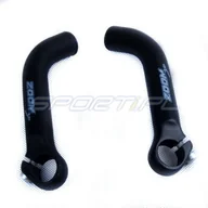 Kierownice rowerowe - Zoom Rogi kierownicy MT-30A aluminium 3D czarne - miniaturka - grafika 1