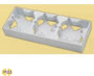 Ospel Puszka instalacyjna do serii IMPRESJA potrójna Impresja SREBRO PNP-3Y/18 - Wyłączniki światła i elektryczne - miniaturka - grafika 2