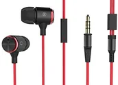 Słuchawki - Xoro HKK 200 Premium czarno-czerwone - miniaturka - grafika 1