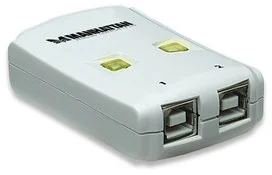 Manhattan Przełącznik USB 2.0 2 Porty - Adaptery i przejściówki - miniaturka - grafika 2