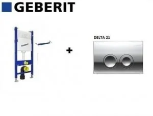 Geberit Stelaż podtynkowy do WC DUOFIX BASIC - 111.153.00.1 - Stelaże i zestawy podtynkowe do WC - miniaturka - grafika 5
