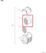 Części i akcesoria do maszyn rolniczych - CNH FILTR POWIETRZA ZEWNĘTRZNY NEW HOLLAND 87356545 - miniaturka - grafika 1