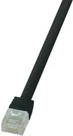 Kable miedziane - LogiLink Kabel sieciowy CF2073U CAT 6 U/UTP AWG 24/7 RJ45 5 m Czarny - miniaturka - grafika 1