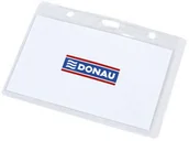 Identyfikatory - Donau Identyfikator , otwór z boku, miękki, transparentny 8343001PL-00 - miniaturka - grafika 1