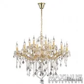 Oprawy, klosze i abażury - Ideal Lux FLORIAN SP18 ORO oprawa wisząca 18 x 40W E14 75181 075181 - miniaturka - grafika 1