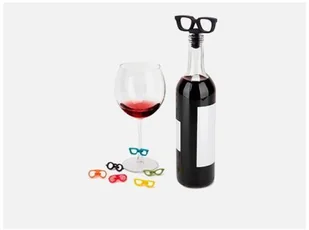 Umbra Markery na kieliszki + Korek okularki 480470-022 - Pozostałe akcesoria barmańskie - miniaturka - grafika 2