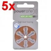 Baterie i akcesoria - Varta 30 x baterie do aparatów słuchowych Power One 312 MF - miniaturka - grafika 1