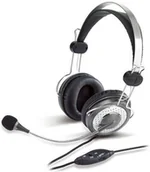 Słuchawki - Genius HS-04SU srebrne - miniaturka - grafika 1