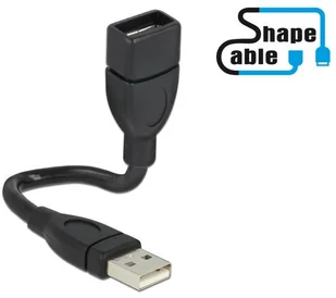 Delock Kabel USB - USB 0.15 m profilowany 83497 - Kable USB - miniaturka - grafika 2