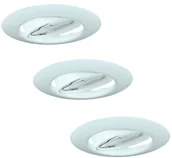 Oprawy, klosze i abażury - Polux Oczka sufitowe okrągłe ruchome białe 3 szt. - miniaturka - grafika 1