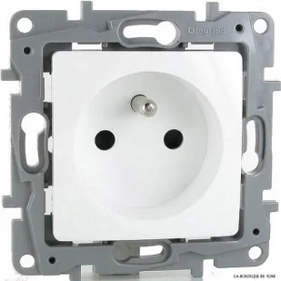 Legrand Gniazdo 2p+z 16a z przesłoną białe 664536 - Gniazdka elektryczne - miniaturka - grafika 3