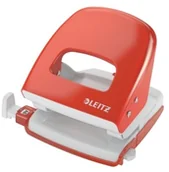 Dziurkacze - Esselte Dziurkacz LEITZ WOW metalowy 30k jasnoczerwony ES095-03 - miniaturka - grafika 1