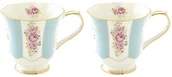 Kubki - Nuova Cer Zestaw kubków porcelanowych 2szt 0,275L R2S Heritage niebieski 1525 HEBL 1525 HEBL - miniaturka - grafika 1
