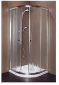 Kabiny prysznicowe - Askopol Galatea Plus 90x90 szkło mrożone - miniaturka - grafika 1