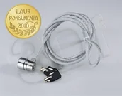 Części i akcesoria do laptopów - Media-Tech Linka przeciwkradzieżowa Z ZAMKIEM DO LAPTOPÓW MT5500 - miniaturka - grafika 1