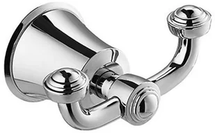 Omnires ART LINE Haczyk podwójny chrom AL53120 CR AL53120_CR - Wieszaki łazienkowe - miniaturka - grafika 2