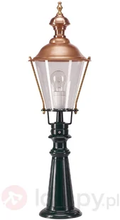 K. S. Verlichting B. V. Tradycyjny słupek oświetleniowy Pantar, czarny - Lampy ogrodowe - miniaturka - grafika 2