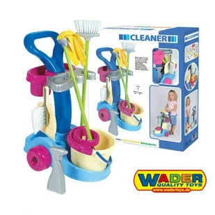 Wader QT Zestaw Sprzątający wózek - Zabawki AGD - miniaturka - grafika 9