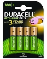 Ładowarki i akumulatory - Duracell Akumulatory 4x AAA 750mAh HR3-B HR3-B - miniaturka - grafika 1