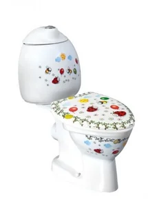 Creavit Kid biało-kolorowy CK311.400.0F - Kompakty WC - miniaturka - grafika 2